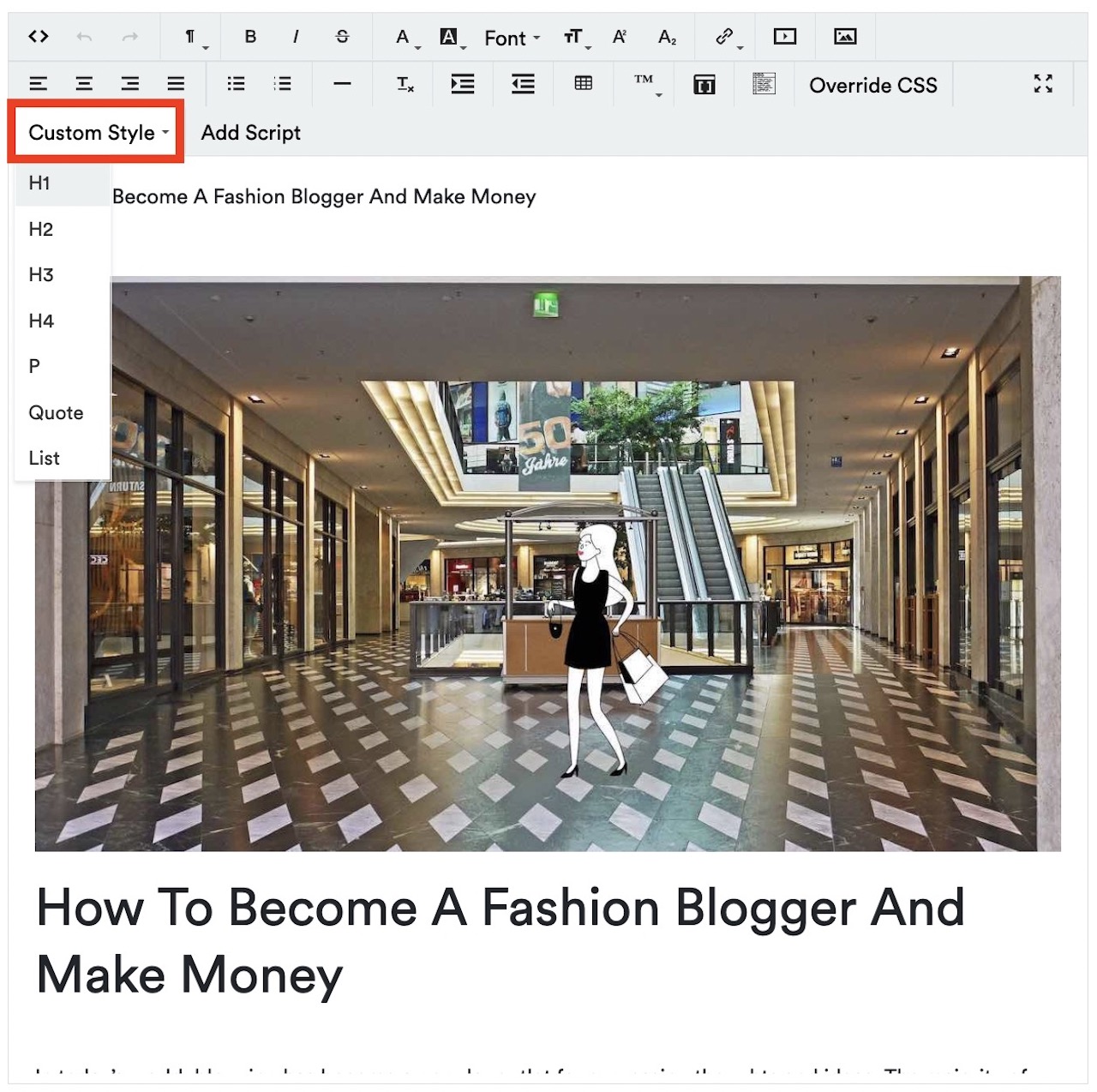 Quickblog | Custom Styling